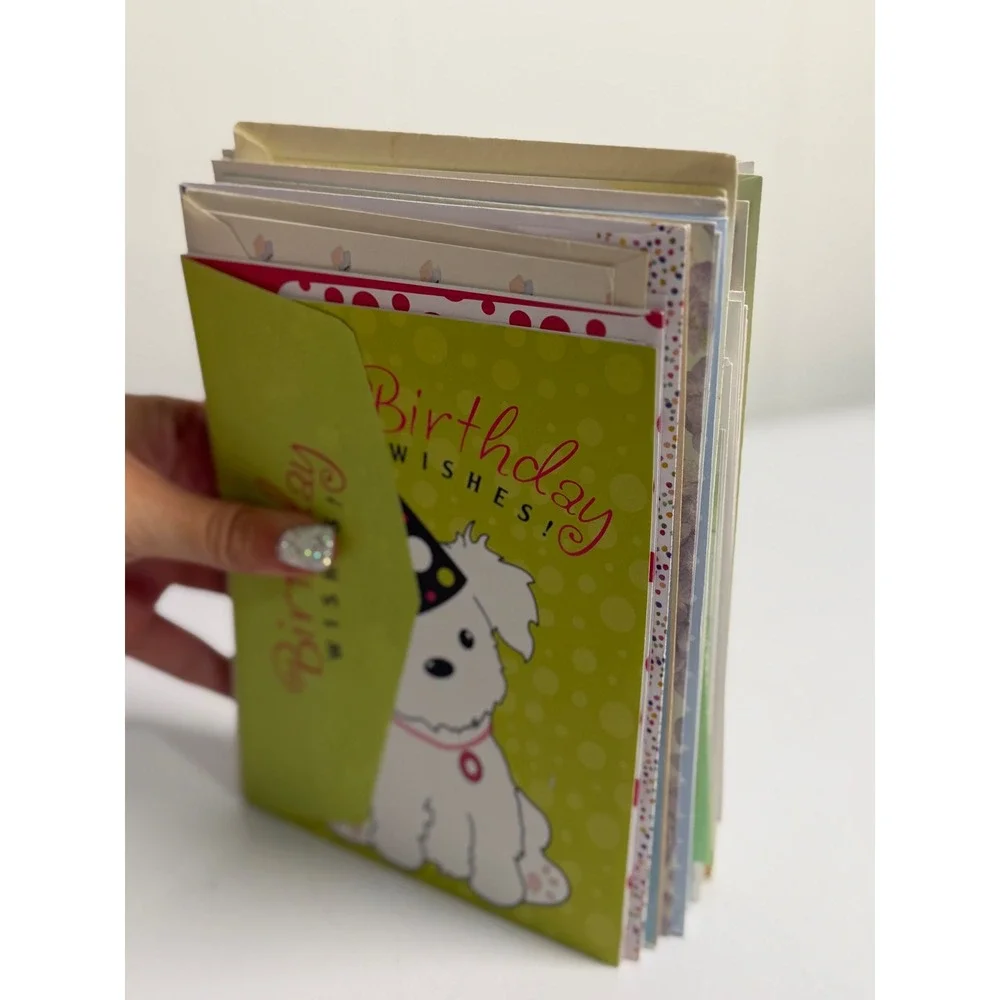 Hallmark Greeting Cards‎ Lot Multicolor Birthday Thank You Thanksgiving Floral